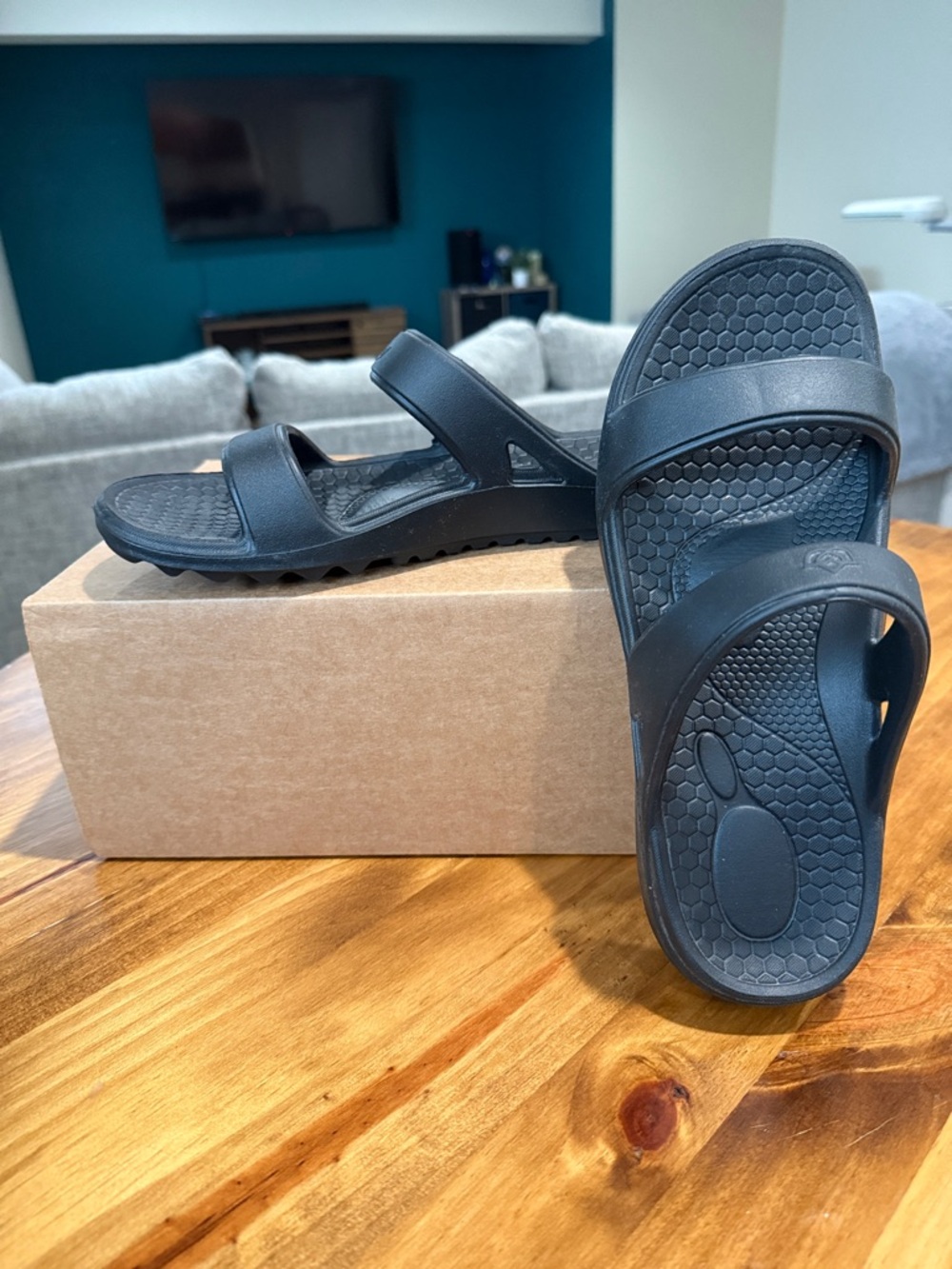 Spenco Women's Black Slide Sandals - Lightweight Everyday Comfort